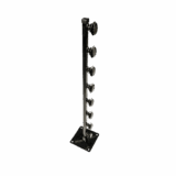 NEMTEK SQUARE TUBING T-POLE SHIELD 8 WIRE POWDER COATED BLACK