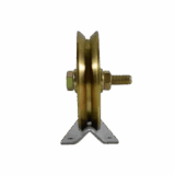 SCW V-TRACK GATE WHEELS - 80MM (GUIDES INCL.)