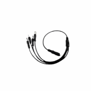 DC JACK WITH 100MM RIPCORD POWER LEAD WITH 4 DC JACK LEADS
