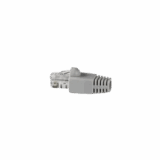 CONNECTOR RJ45 UTP WITH GREY BOOT CAT6