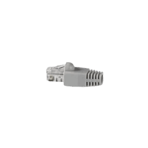 CONNECTOR RJ45 UTP WITH GREY BOOT CAT6