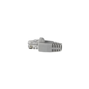CONNECTOR RJ45 UTP WITH GREY BOOT CAT6